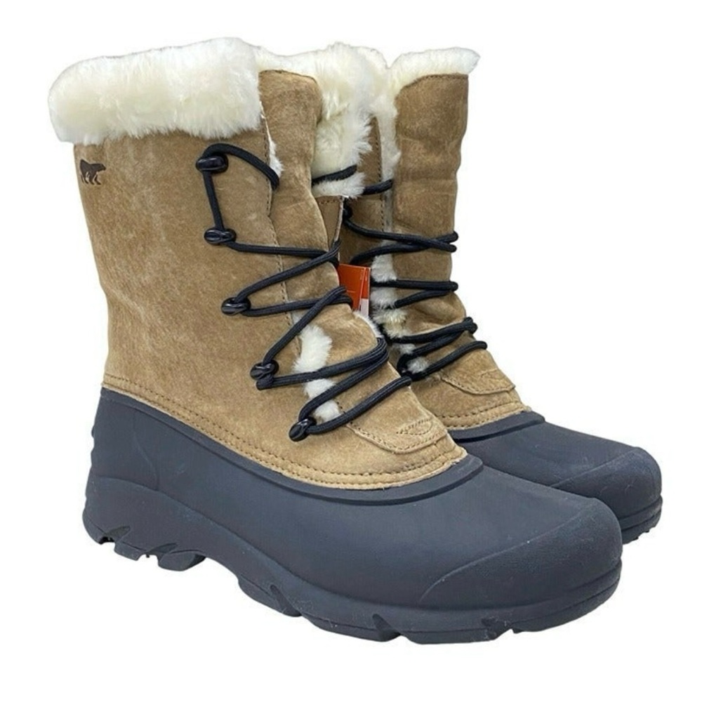 Sorel Tan and Black Winter Boots